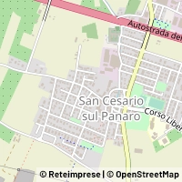 خريطة San Cesario sul Panaro