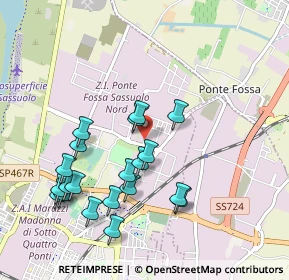 Mappa Via Trentino Alto Adige, 41049 Sassuolo MO, Italia (1.011)