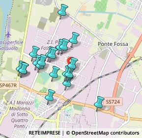 Mappa Via Trentino Alto Adige, 41049 Sassuolo MO, Italia (0.8575)