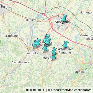 Mappa Via Luigi Pirandello, 41043 Formigine MO, Italia (4.64091)