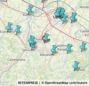 Mappa Via Luigi Pirandello, 41043 Formigine MO, Italia (9.536)