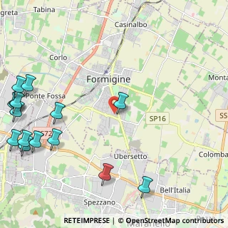 Mappa Via Felice Cavallotti, 41043 Formigine MO, Italia (3.312)
