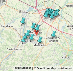Mappa Via Felice Cavallotti, 41043 Formigine MO, Italia (7.06647)