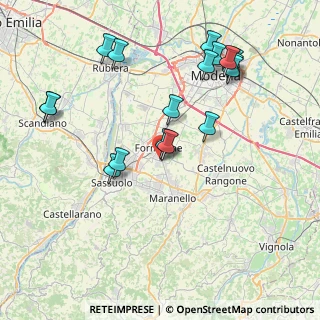 Mappa Via Felice Cavallotti, 41043 Formigine MO, Italia (8.67529)