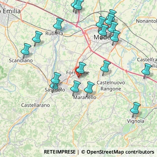 Mappa Via Felice Cavallotti, 41043 Formigine MO, Italia (10.03316)