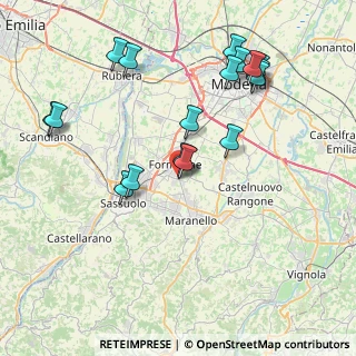 Mappa Via Pietro Giardini sud, 41043 Formigine MO, Italia (8.66588)