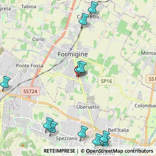 Mappa Via Pietro Giardini sud, 41043 Formigine MO, Italia (3.07091)