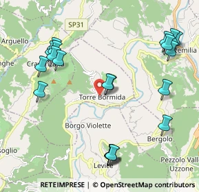 Mappa Via Umberto Maddalena, 12050 Torre Bormida CN, Italia (2.461)