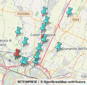 Mappa Via Massimo Troisi, 40013 Castel Maggiore BO, Italia (4.10533)