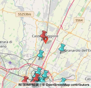 Mappa Via Massimo Troisi, 40013 Castel Maggiore BO, Italia (6.7105)