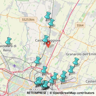 Mappa Via Massimo Troisi, 40013 Castel Maggiore BO, Italia (6.2705)