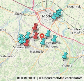 Mappa Via Imperatora, 41043 Formigine MO, Italia (6.424)