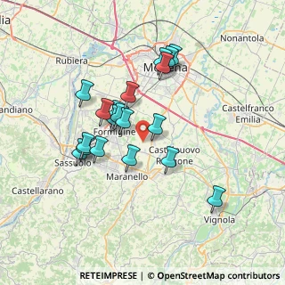 Mappa Via Imperatora, 41043 Formigine MO, Italia (6.35579)