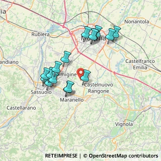Mappa Via Imperatora, 41043 Formigine MO, Italia (7.0475)