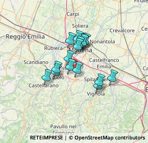 Mappa Via Imperatora, 41043 Formigine MO, Italia (9.3725)