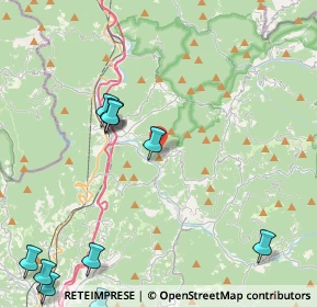 Mappa Località Bosco, 16010 Savignone GE, Italia (5.76091)