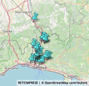 Mappa Località Bosco, 16010 Savignone GE, Italia (10.9535)