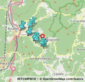 Mappa Località Bosco, 16010 Savignone GE, Italia (1.29909)