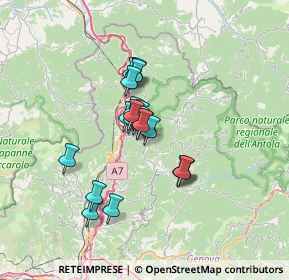 Mappa Località Bosco, 16010 Savignone GE, Italia (4.788)