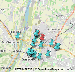 Mappa Via Emilia Romagna, 41049 Sassuolo MO, Italia (1.803)