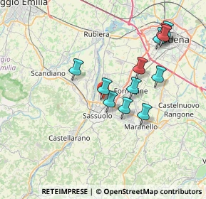 Mappa Via Emilia Romagna, 41049 Sassuolo MO, Italia (7.06417)