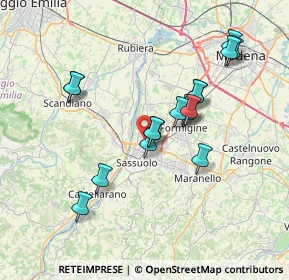 Mappa Via Emilia Romagna, 41049 Sassuolo MO, Italia (6.70529)