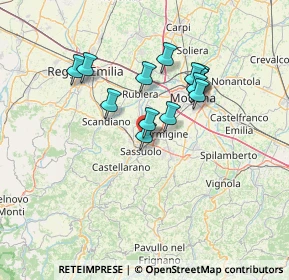 Mappa Via Emilia Romagna, 41049 Sassuolo MO, Italia (11.50786)