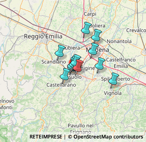 Mappa Via Emilia Romagna, 41049 Sassuolo MO, Italia (7.44333)