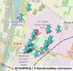 Mappa Via Monte Pasubio, 41049 Sassuolo MO, Italia (0.901)