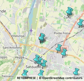 Mappa Via Monte Pasubio, 41049 Sassuolo MO, Italia (2.62333)