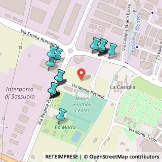 Mappa Via Monte Pasubio, 41049 Sassuolo MO, Italia (0.20417)