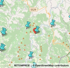 Mappa 12050 Torre Bormida CN, Italia (7.08438)