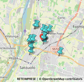 Mappa 41029 Sassuolo MO, Italia (0.94467)