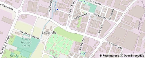 Mappa Sassuolo