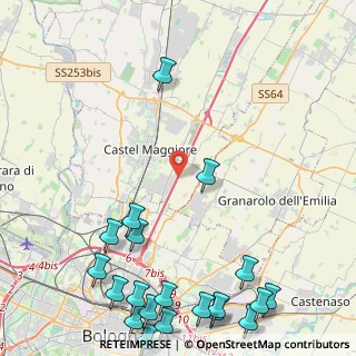 Mappa A13, 40013 Bologna BO, Italia (6.6825)