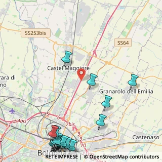 Mappa A13, 40013 Bologna BO, Italia (6.8865)