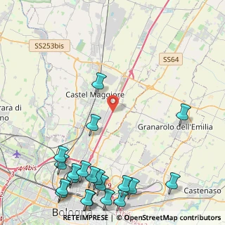 Mappa A13, 40013 Bologna BO, Italia (6.484)