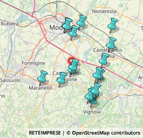 Mappa Stradello Canneti, 41051 Castelnuovo Rangone MO, Italia (7.12353)