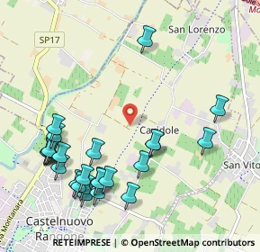 Mappa Stradello Canneti, 41051 Castelnuovo Rangone MO, Italia (1.21538)