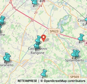 Mappa Stradello Canneti, 41051 Castelnuovo Rangone MO, Italia (6.7415)