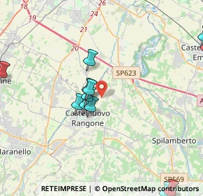 Mappa Stradello Canneti, 41051 Castelnuovo Rangone MO, Italia (5.60333)