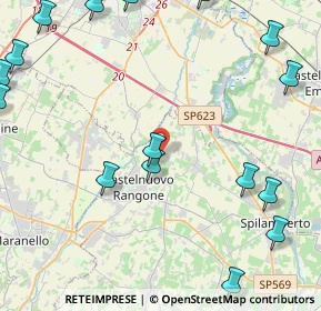 Mappa Stradello Canneti, 41051 Castelnuovo Rangone MO, Italia (6.6575)