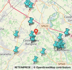 Mappa Stradello Canneti, 41051 Castelnuovo Rangone MO, Italia (4.879)