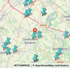 Mappa Stradello Canneti, 41051 Castelnuovo Rangone MO, Italia (5.9895)