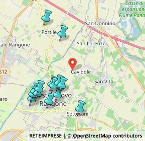 Mappa Stradello Canneti, 41051 Castelnuovo Rangone MO, Italia (2.22357)