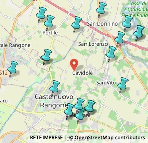 Mappa Stradello Canneti, 41051 Castelnuovo Rangone MO, Italia (2.633)