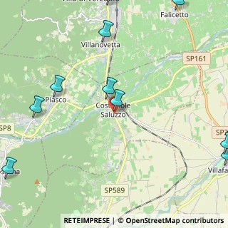 Mappa Via Umberto I., 12024 Costigliole Saluzzo CN, Italia (3.28455)