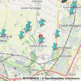 Mappa Via Lame, 40013 Castel Maggiore BO, Italia (3.07286)