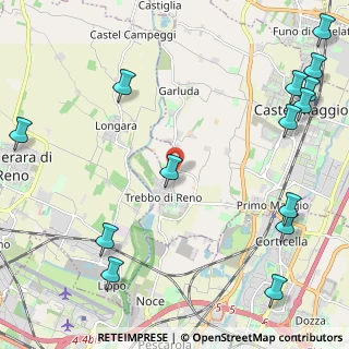 Mappa Via Lame, 40013 Castel Maggiore BO, Italia (3.21929)