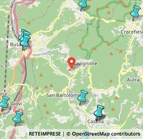 Mappa 16010 Savignone GE, Italia (3.54857)